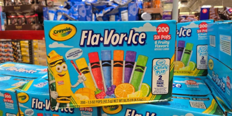 New Crayola Fla-Vor-Ice Freezer Pops + Free Crayola Create & Play Trial