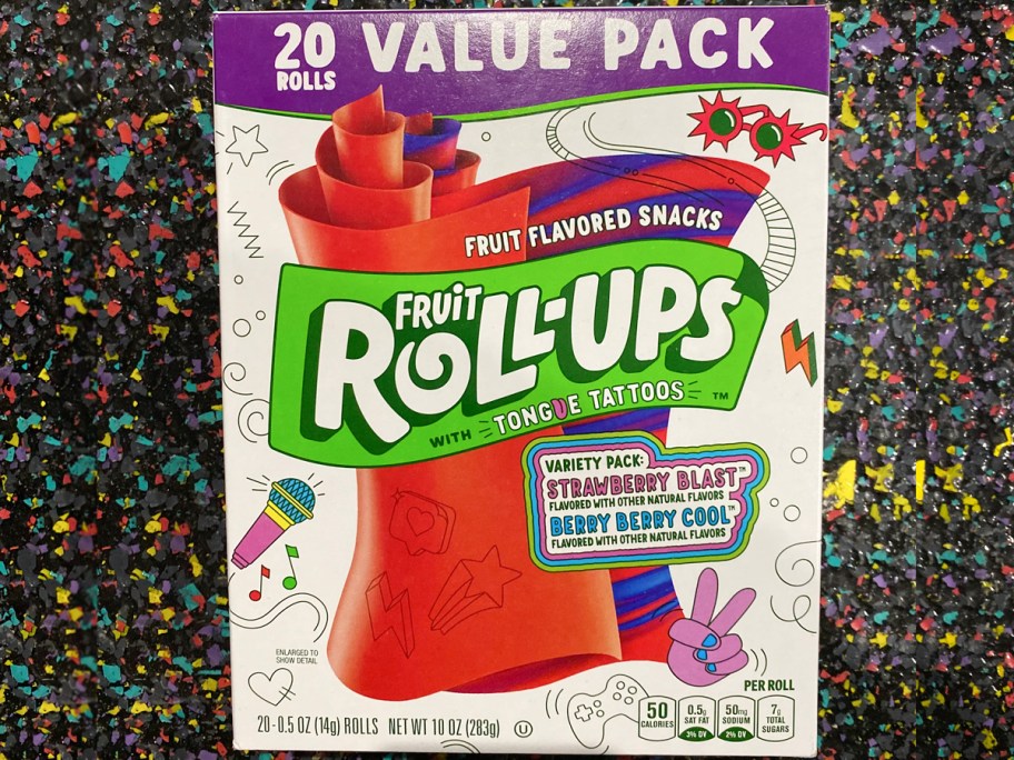 fruit roll ups box