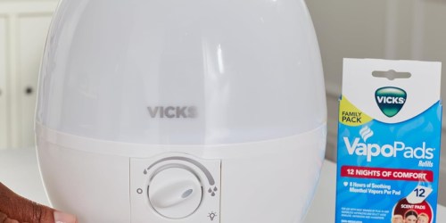 Vicks 3-in-1 Sleep Time Humidifier w/ Night Light Only $17.99 on Walgreens.com (Reg. $40)