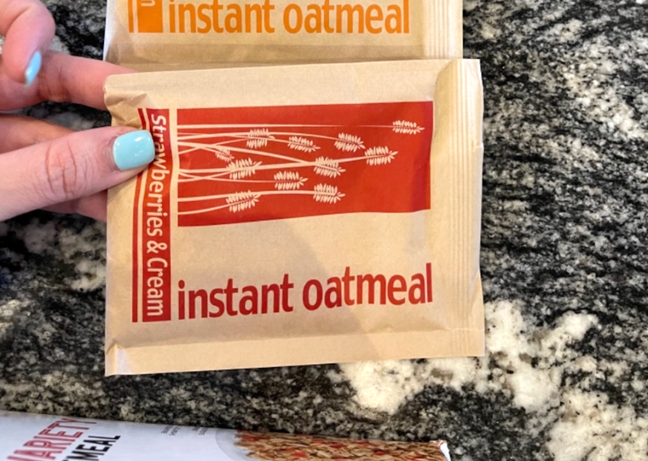 happy belly instant oatmeal pack