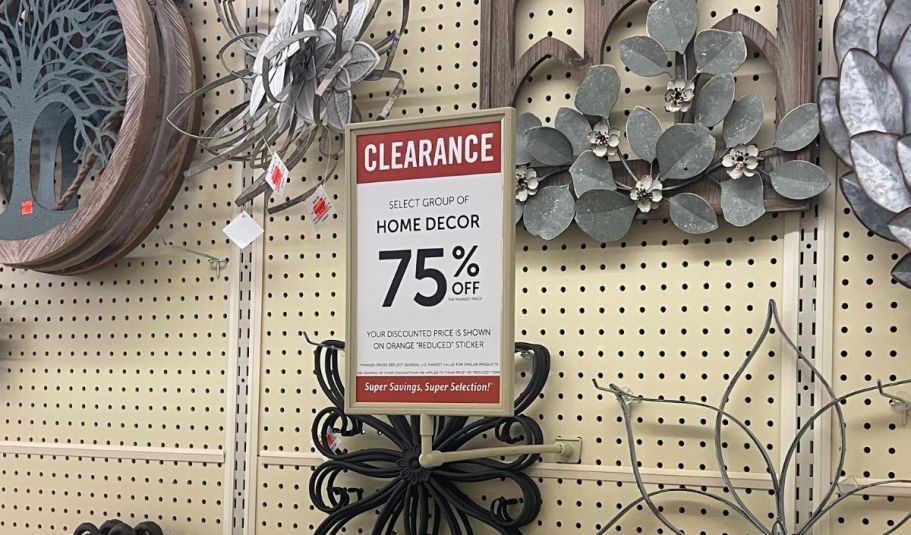 75% Off Hobby Lobby Home Decor Clearance (In-Store Only)