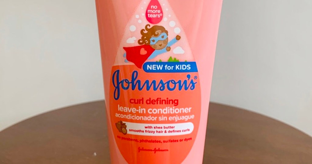 johnsons curl defining conditioner on table