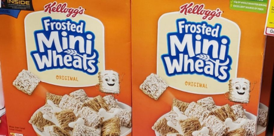 TWO Large Size Kellogg’s Cereals Just $6 Shipped on Amazon
