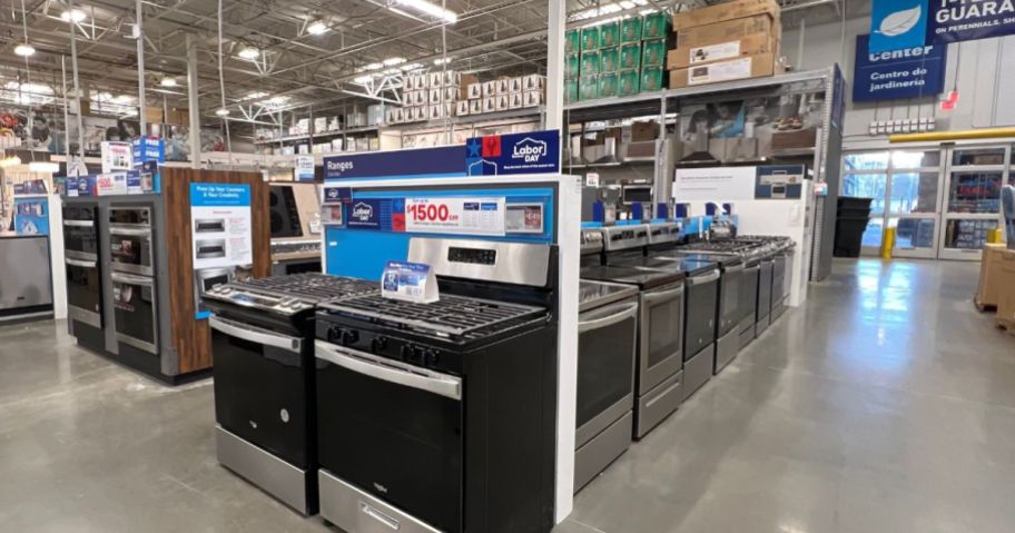 lowes appliance department ranges