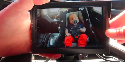 Baby Car Camera Only $39.66 Shipped for Amazon Prime Members | Easily View Baby While Driving w/ 3X Zoom & Night Vision