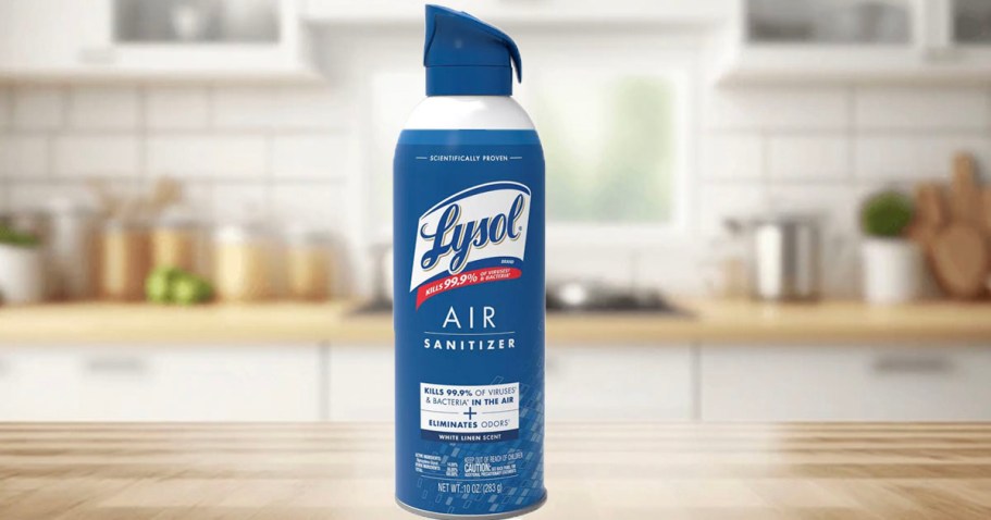 Lysol Air Sanitizing Disinfectant Spray 3-Pack Only $11.78 Shipped on Amazon (Regularly $22)