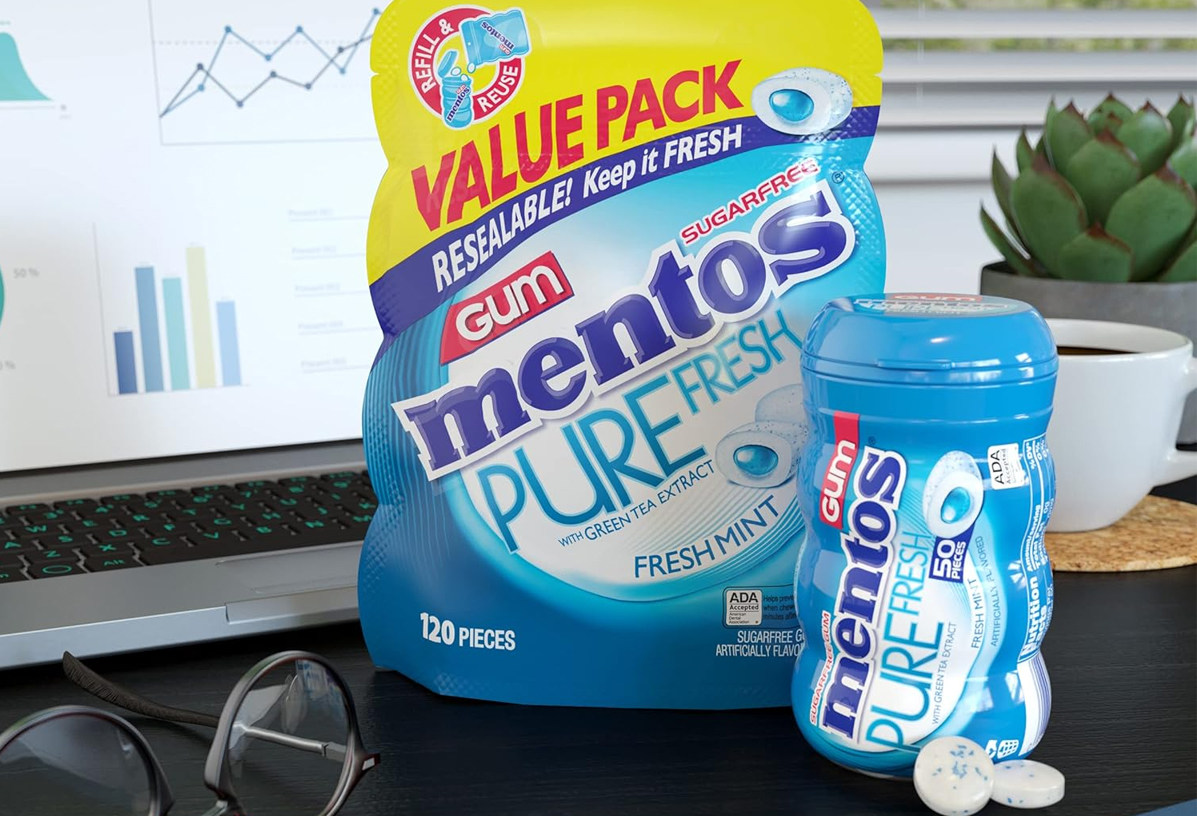 Mentos Pure Fresh Gum 120-Count Only $3.79 Shipped on Amazon (Regularly $7)