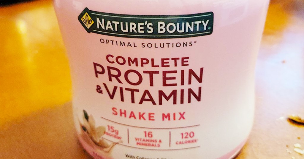 natures bounty vanilla shake mix