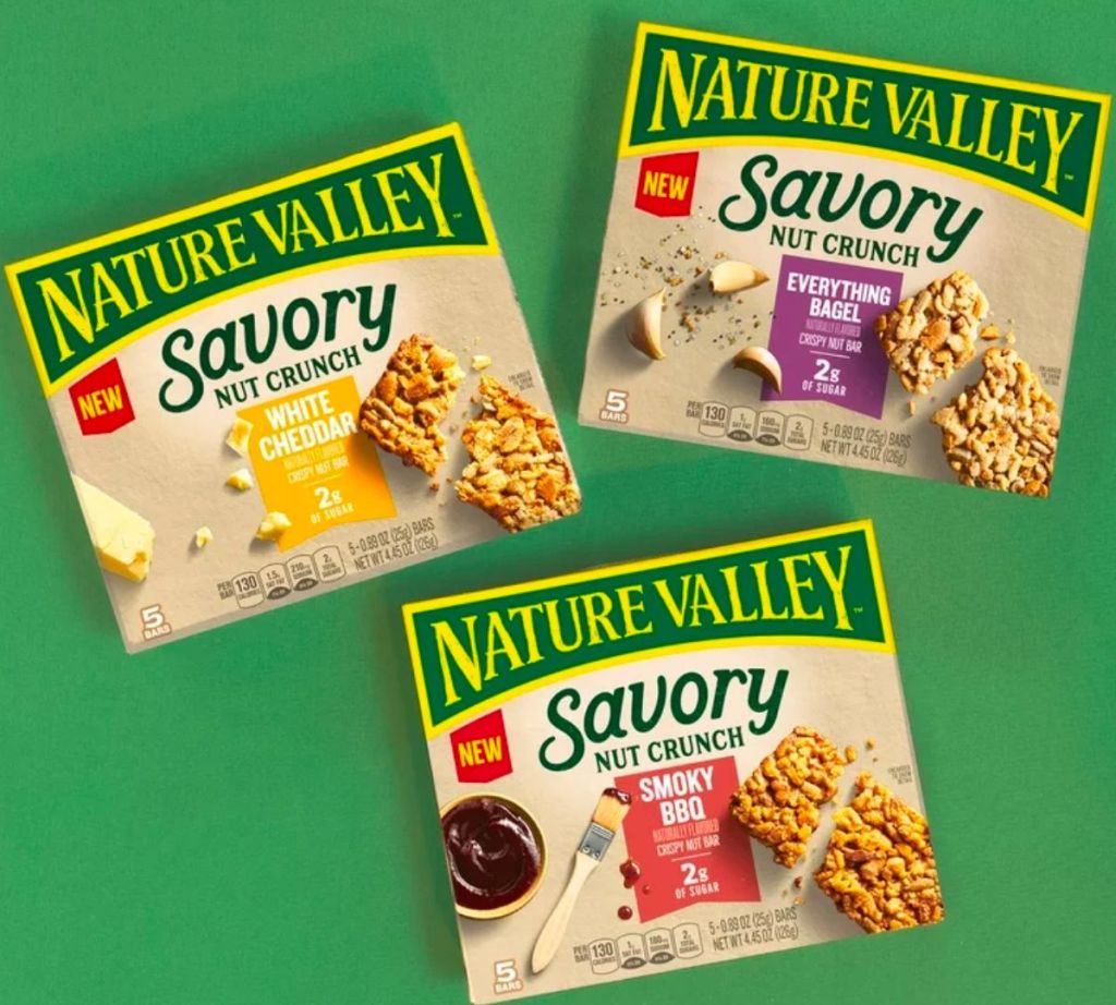 nature valley savory granola bars