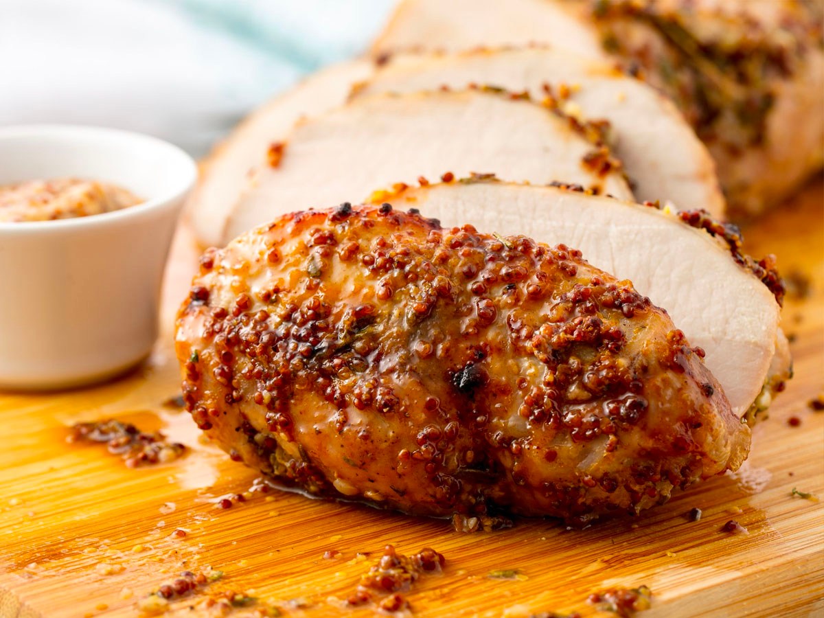 pork tenderloin on cutting board
