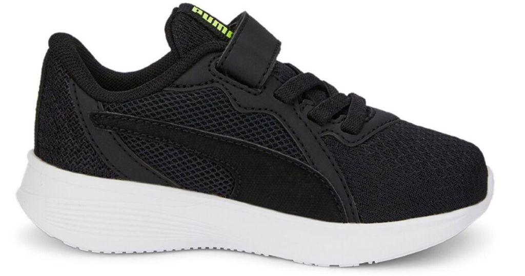 black and white puma shoe
