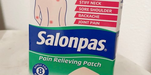 Salonpas Pain-Relieving Patches 60-Count Box Only $6.65 Shipped on Amazon (Over 1,600 5-Star Reviews)