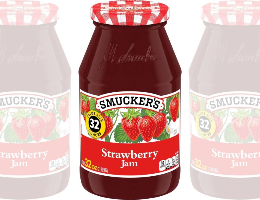 Smuckers 32 oz strawberry preserves