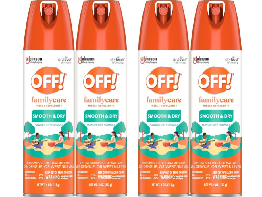 stock of OFF! Family Care Insect & Mosquito Repellent 2-Pack