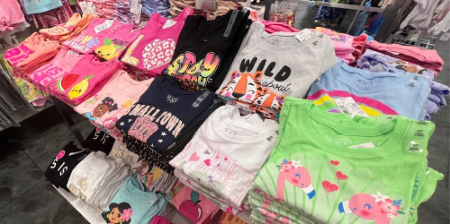 The Children’s Place Clearance Graphic Tees & Shorts JUST $2!