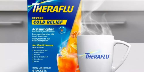 Theraflu Cold Medicine Powder Packets 6-Count Only $4 Shipped on Amazon