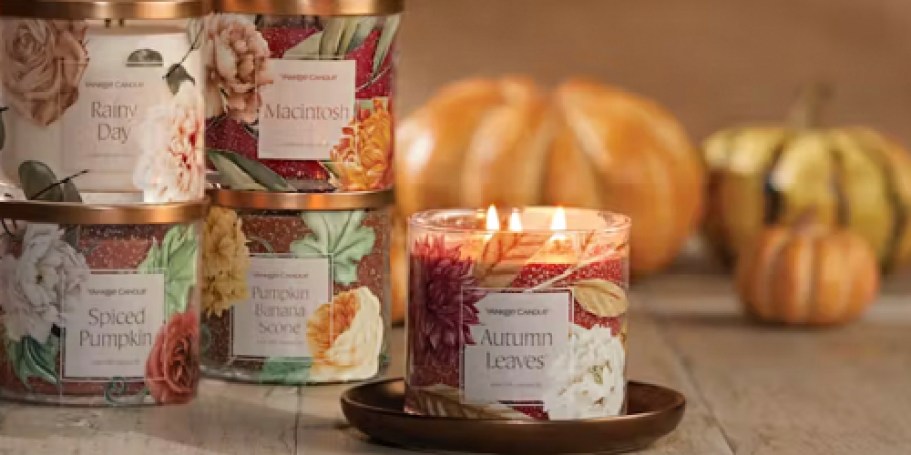 Yankee Candle 3-Wick Candles Only $9 (Regularly $25)