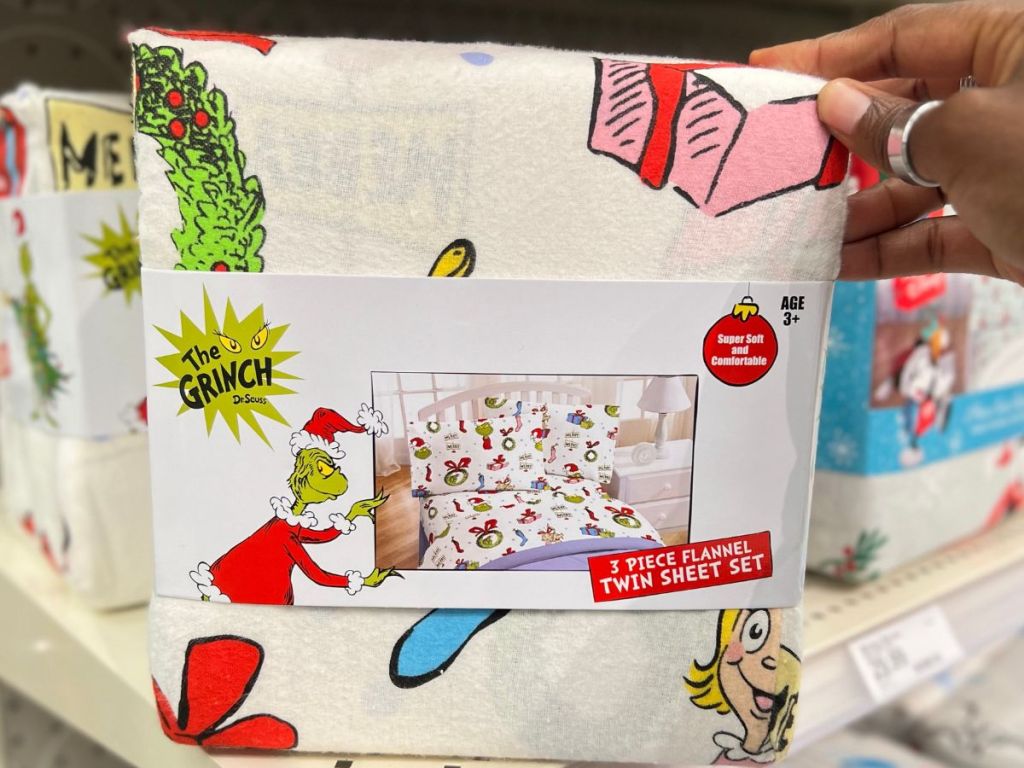 Twin The Grinch Flannel Sheet Set at Target