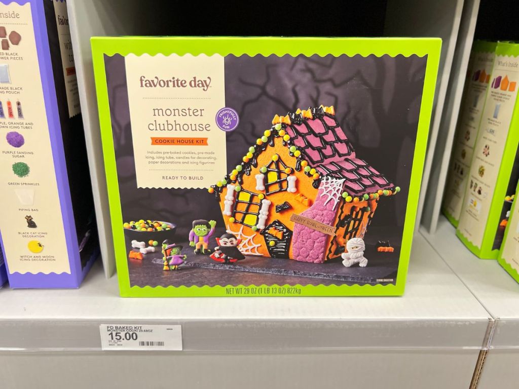 Favorite Day Halloween Ready-to-Decorate Sugar Cookie Monster Club House Kit