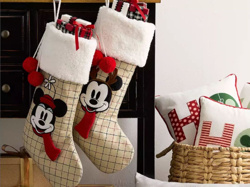 Disney's Mickey Mouse & Minnie Mouse Stockings by St. Nicholas Square®
