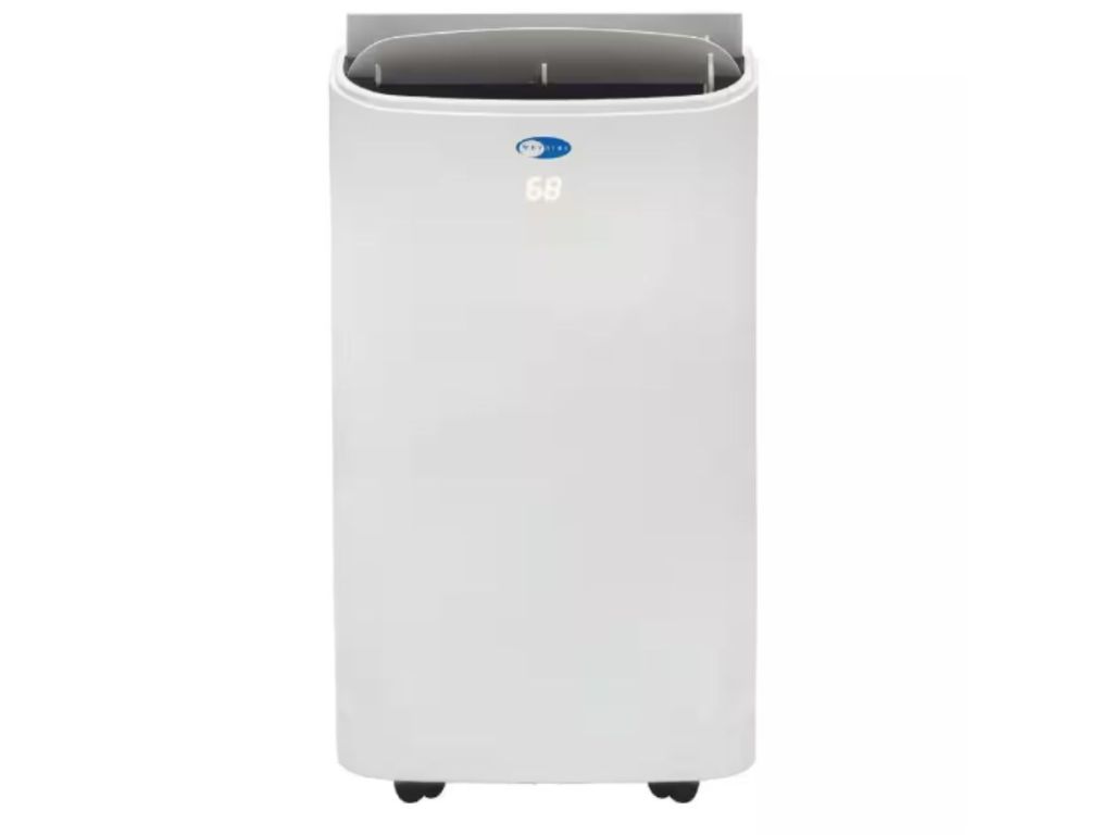 Whynter 14,000 BTU Dual Hose Portable Air Conditioner in 10,000 SACC DOE in White with HEPA and Activated Carbon Filter 