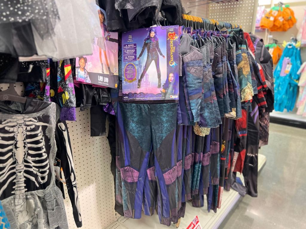 Kids' Disney Descendants Mal Deluxe Halloween Costume Jumpsuit S (4-6x)