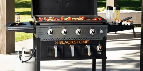 WOW! Over $100 Off This 36” Blackstone Griddle w/ 3 Air Fryer Baskets