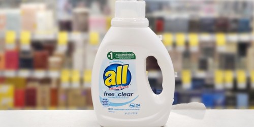 All Free Clear Laundry Detergent Only $1.47 After Cash Back at Walmart (Regularly $5)