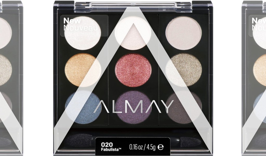almay eyeshadow palette with 9 shades