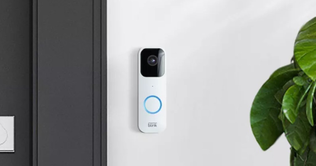 white video doorbell