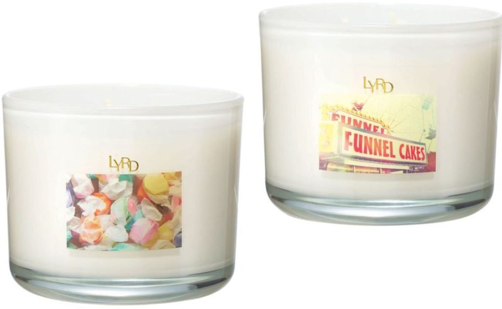 Two scented candles from Avon