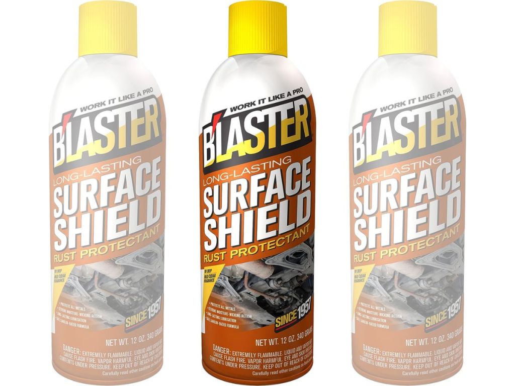 3 cans of B'Laster Long-Lasting Surface Shield