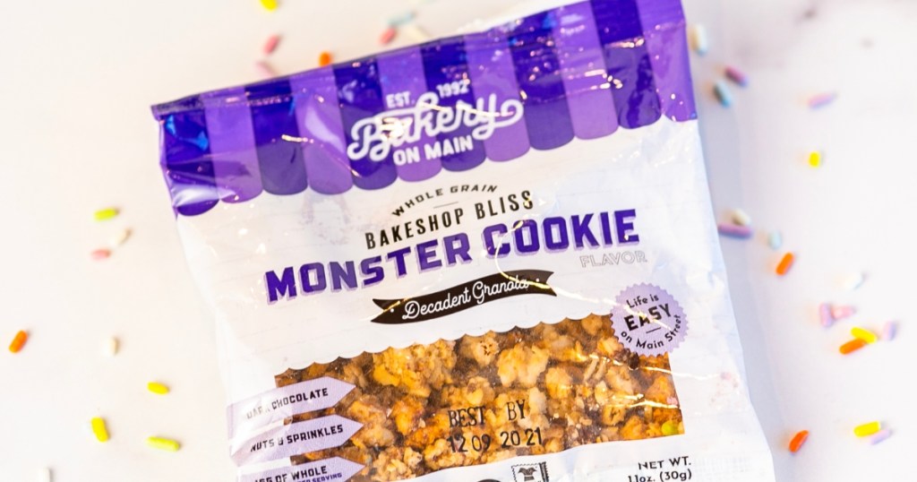 bakery on main moster cookie granola bag