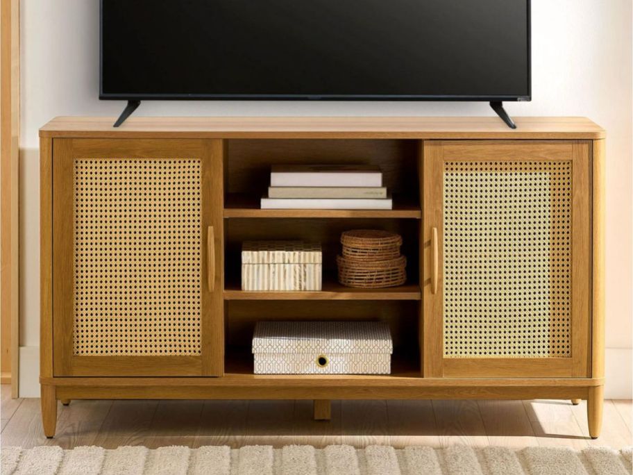 A Better Homes and Garden brown tv stand