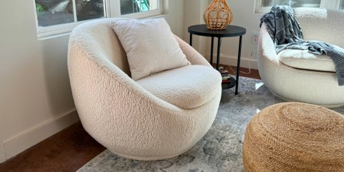 This Trendy Swivel Chair is ONLY $198 Shipped on Walmart.com & Will Sell Out!