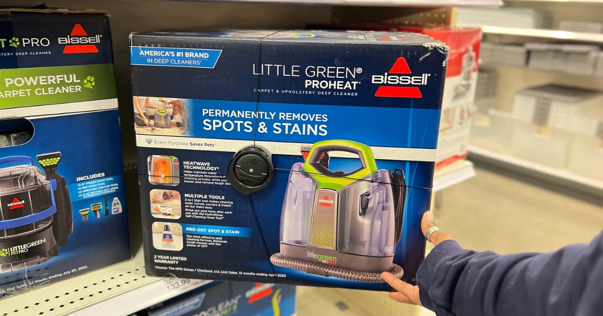 Bissell Little Green ProHeat Machine Just $99.99 Shipped at Target | Perfect for Pet Owners