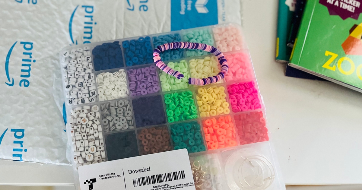 HUGE Bracelet Making Kit ONLY $9.99 on Amazon – Over 5,000 Pieces!