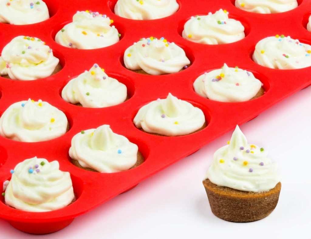https://hip2save.com/wp-content/uploads/2023/09/CAKETIME-Silicone-Mini-24-Cups-Muffin-Pan.jpg?resize=1024%2C788&strip=all