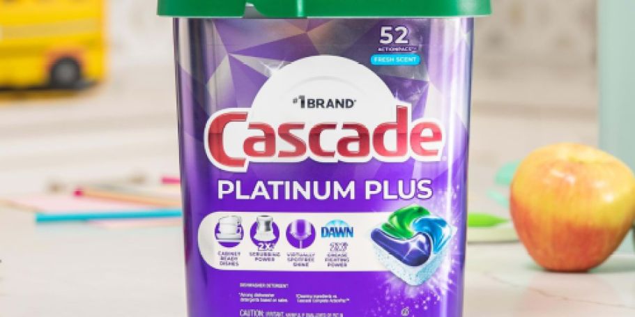 Over 180 Cascade Platinum Plus Dishwasher Pods Just $38 Shipped After Rebate + Free $15 Amazon Credit