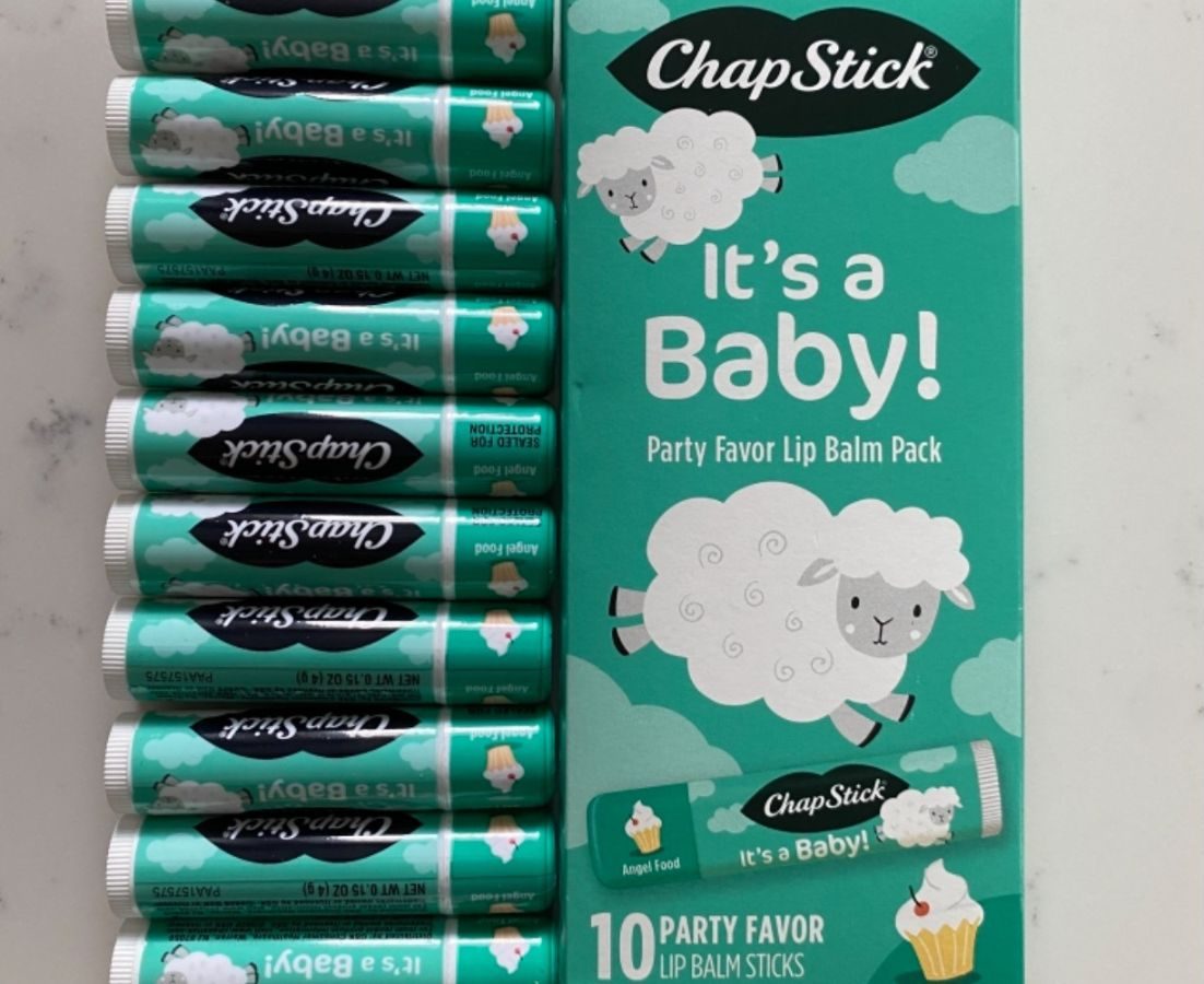 Chapstick Party Favors for Baby Shower