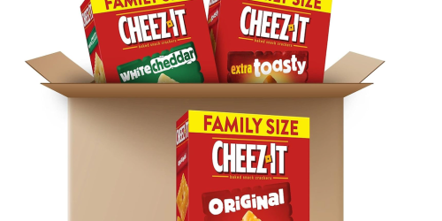 Cheez-It Crackers 3-Count Family Size Variety Pack Just $14.84 Shipped on Amazon (Reg. $21)