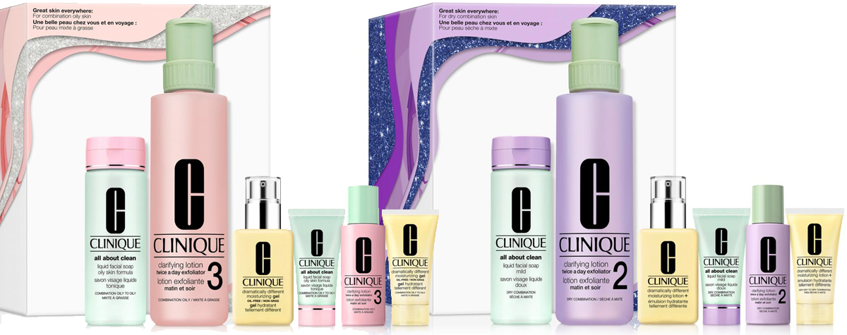 Clinique-Great-Skin-Everywhere-Skincare-Sets احصل على ثلاث مجموعات هدايا من Clinique مقابل شحن 22 دولارًا فقط (94 دولارًا أمريكيًا)