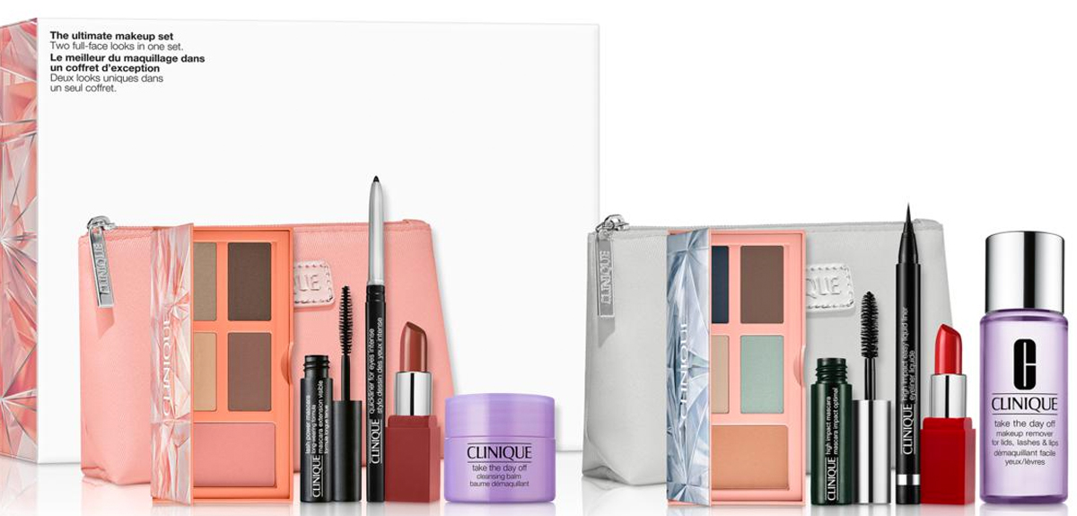 Clinique-The-Ultimate-Makeup-Set احصل على ثلاث مجموعات هدايا من Clinique مقابل شحن 22 دولارًا فقط (94 دولارًا أمريكيًا)