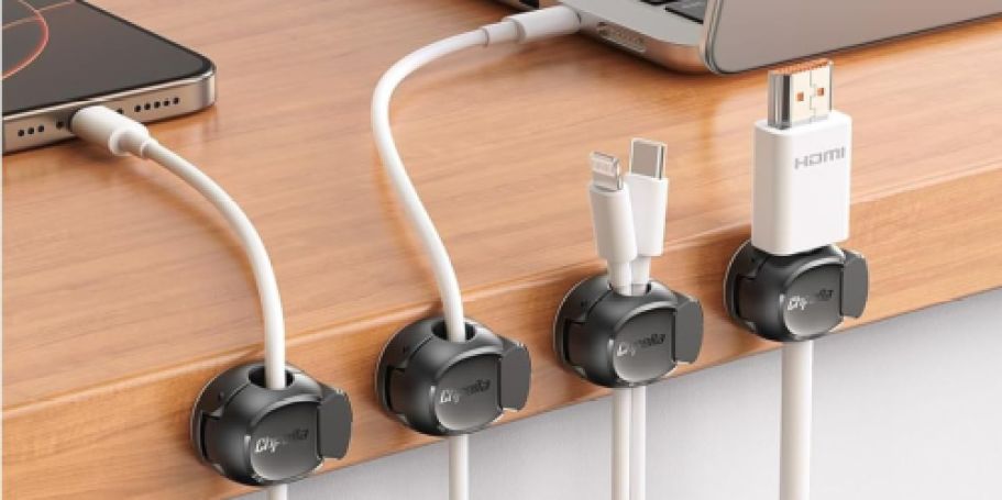 Charging Cable Organizer Clips 8-Pack Only $3.98 on Amazon