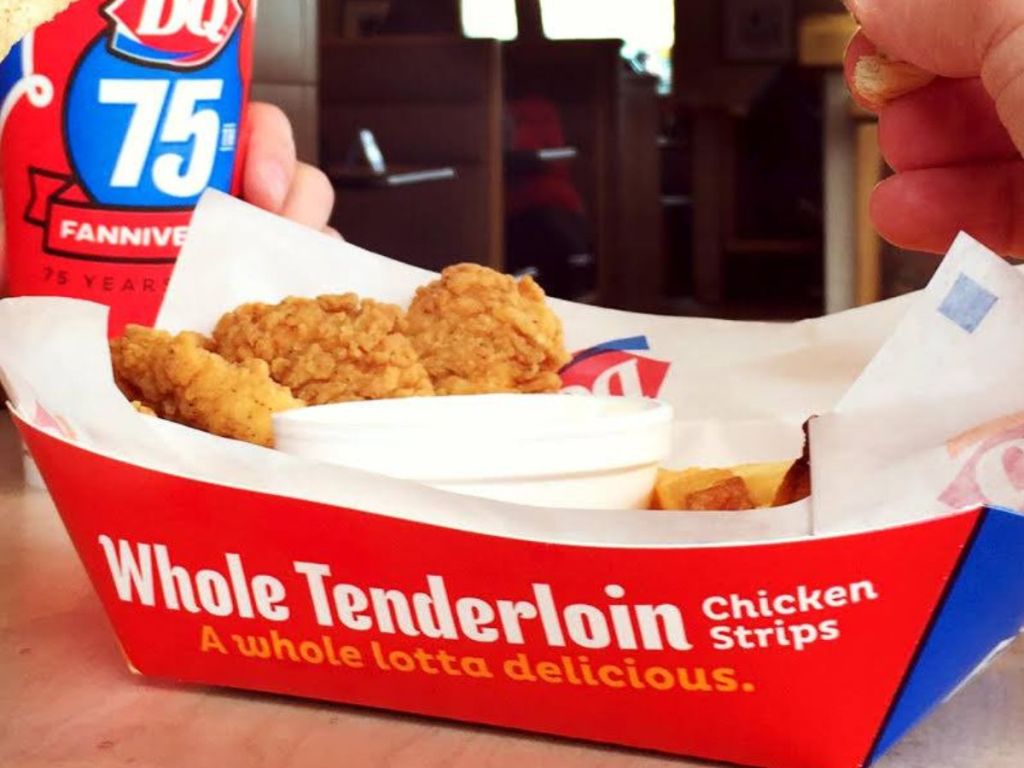 DQ-Chicken-Strips أفضل كوبونات ديري كوين |  خصم 50% على وجبة ستاك برجر كومبو