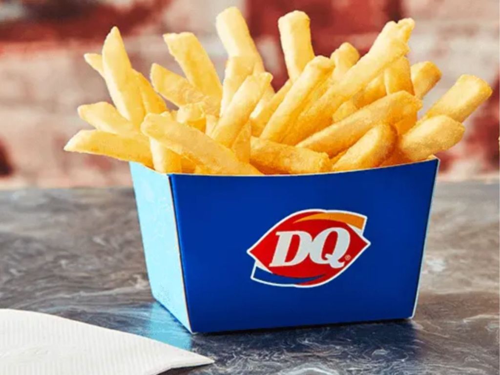 DQ-Fries أفضل كوبونات ديري كوين |  خصم 50% على وجبة ستاك برجر كومبو