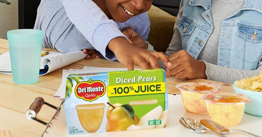 Del Monte Fruit Cup 24-Packs from $7.93 Shipped on Amazon | Pears, Peaches & Mangos