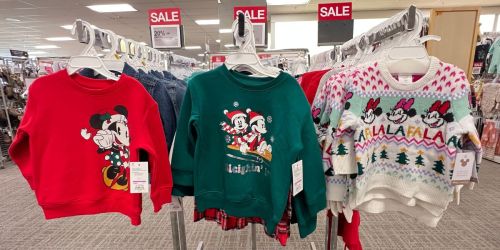 Disney Jumping Beans Christmas Sweatshirts & Sweaters from $8.96 on Kohls.com