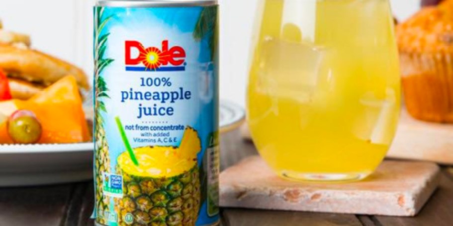 Dole Pineapple Juice Cans 24-Pack Only $11.89 Shipped on Amazon