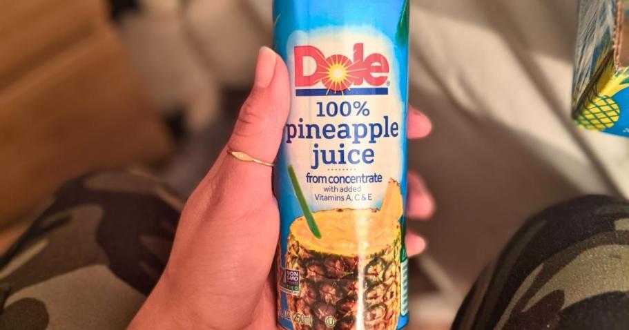 Dole Pineapple Juice Cans 24-Pack Only $9.74 Shipped on Amazon